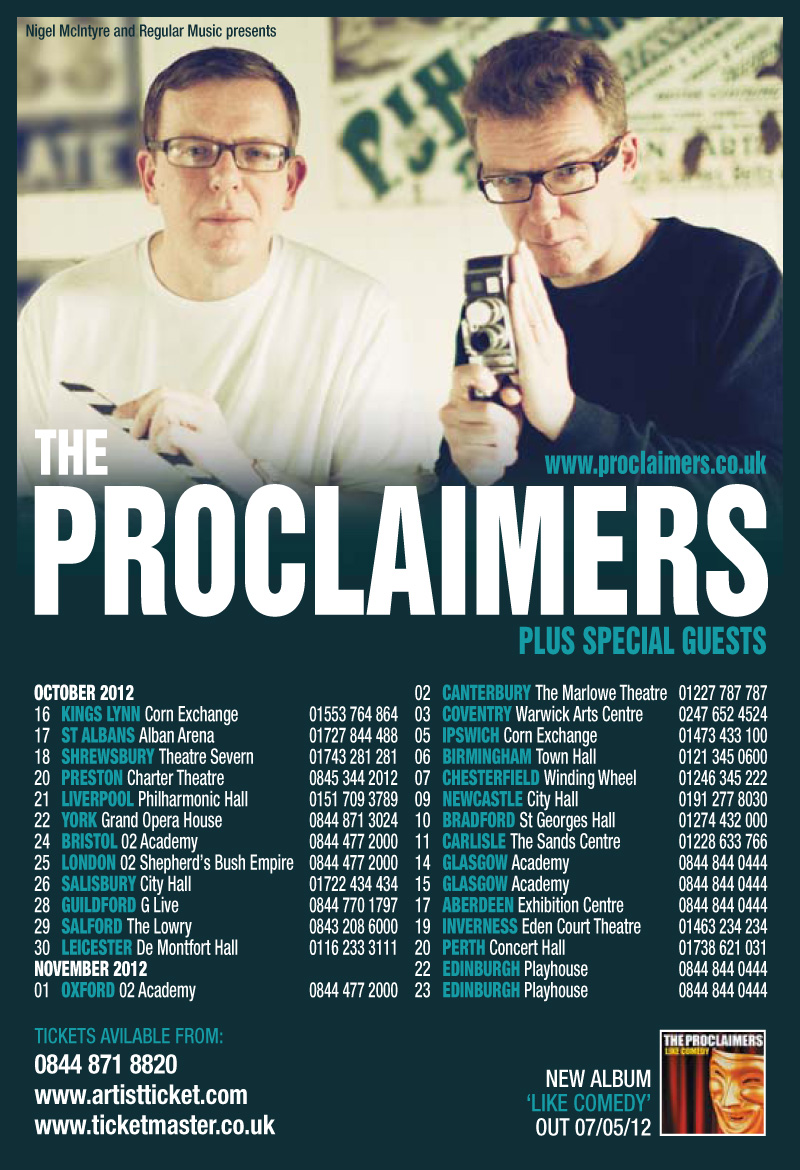 proclaimers tour manchester