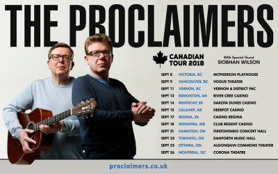 THE PROCLAIMERS ANNOUNCE CANADA TOUR