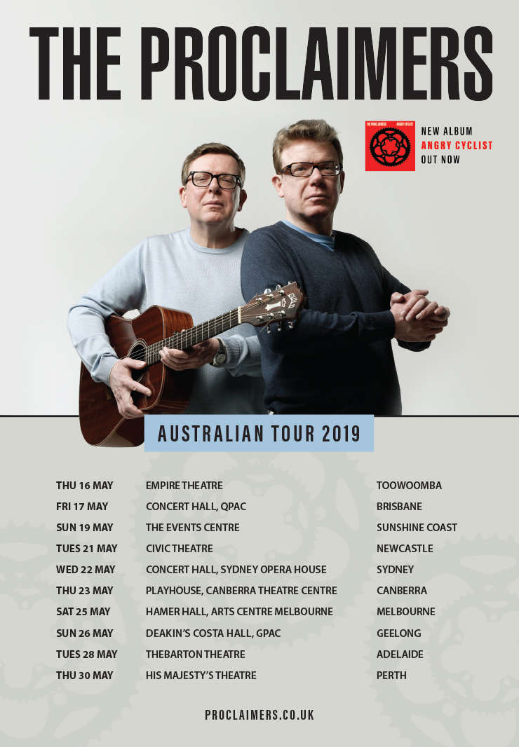 the proclaimers tour australia