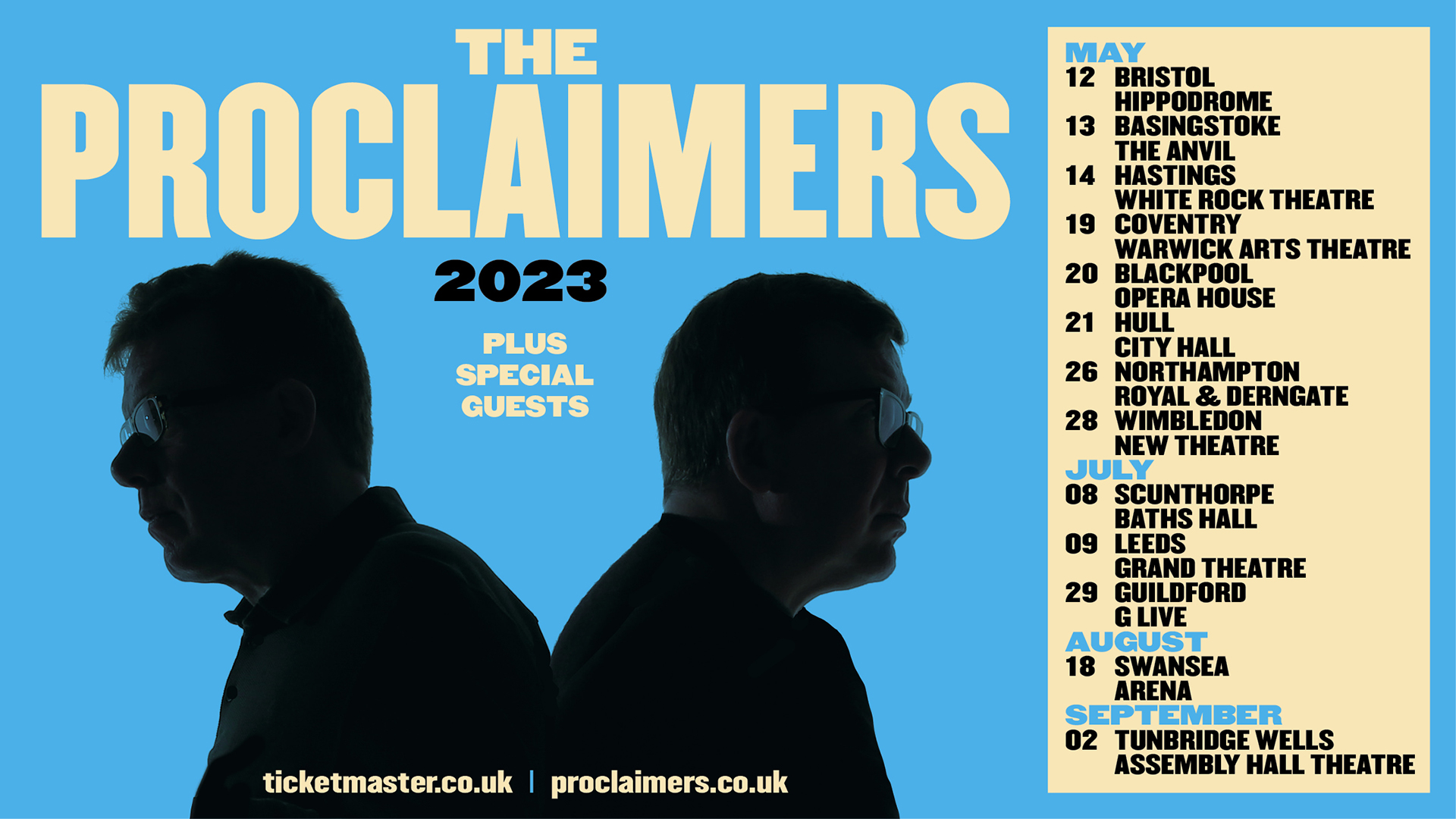 the proclaimers tour setlist