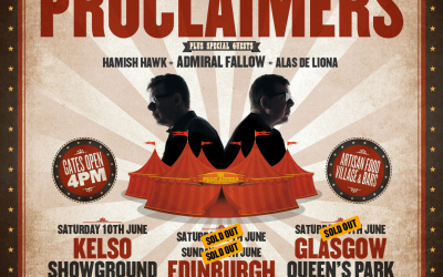Edinburgh & Glasgow June 2023 : Big Top Tents final tickets released