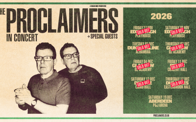 Scottish dates – Sold out on announcement this morning: